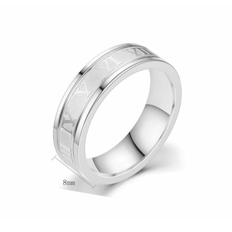 Herren Ring mit kunstvoller römischer Zifferngravur Shop Nory 1782268851