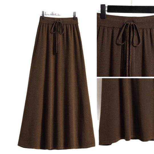 Damen Langer, schwingender Freizeitrock Shop Nory