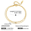 Damen Edelstahl Fusskettchen mit Zirkonia Shop Nory