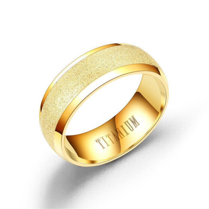 Herren Titanring mit eleganter, satinierter Oberfläche und feinem Glanz Shop Nory