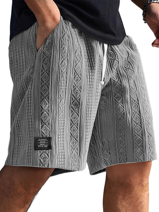 Herren Stilvolle Freizeithosen im lässigen Strickdesign