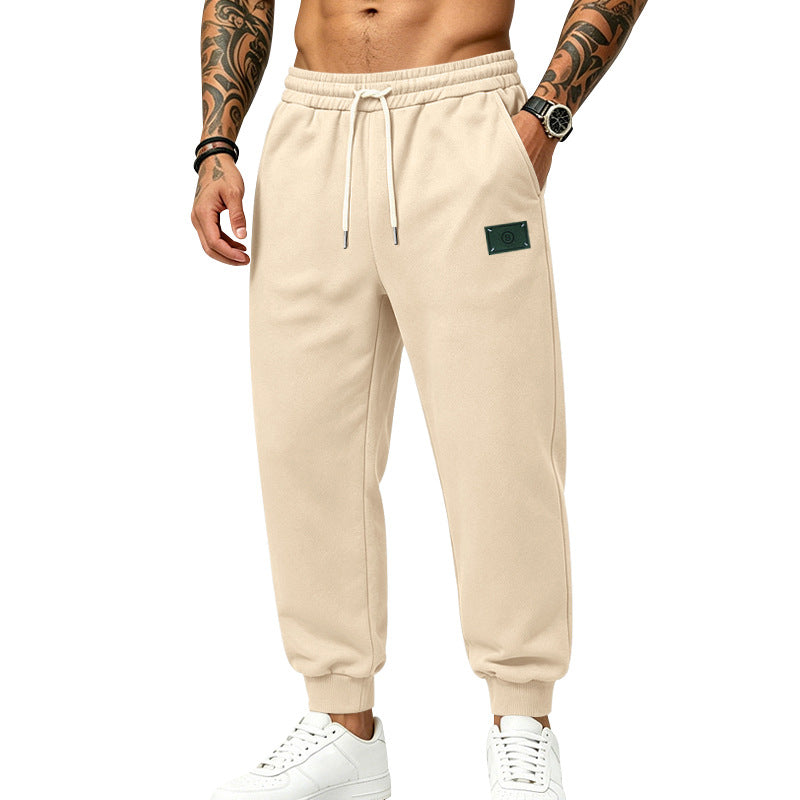 Herren Relax-Fit Jogginghose mit angerauter Innenseite, elastischem Bund und Kordelzug Shop Nory
