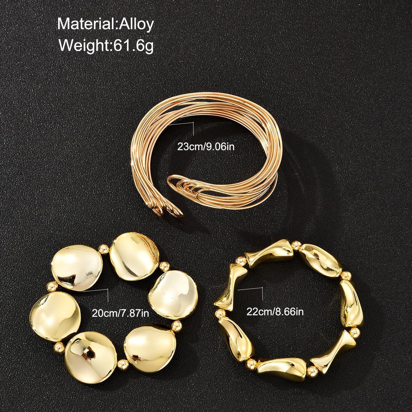Damen Armreif-Set mit fließenden und modernen Designs Shop Nory