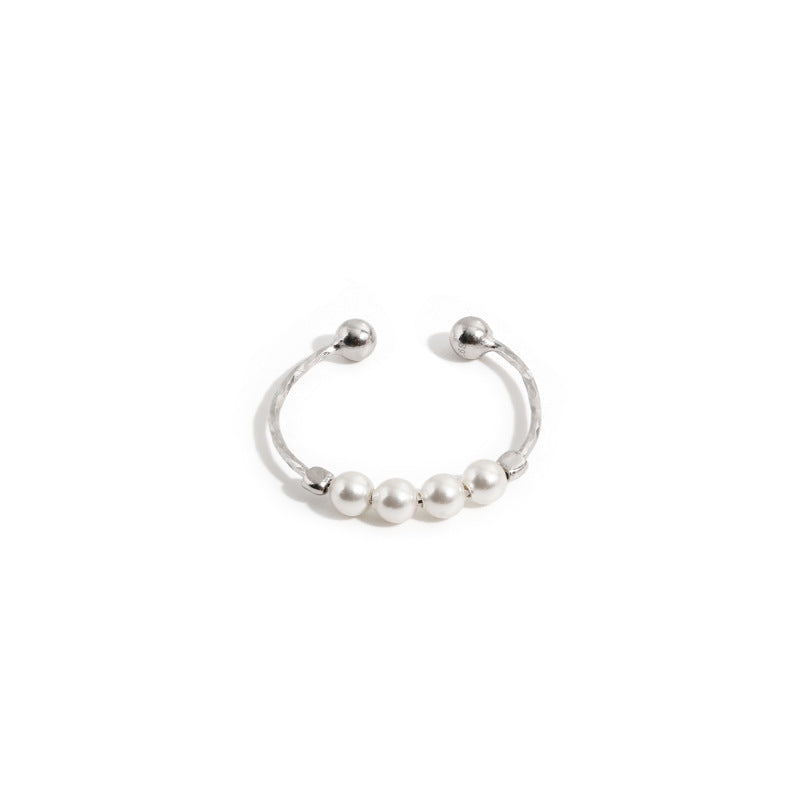 Damen zarter Ring mit eleganter Edelsteinfassung Shop Nory