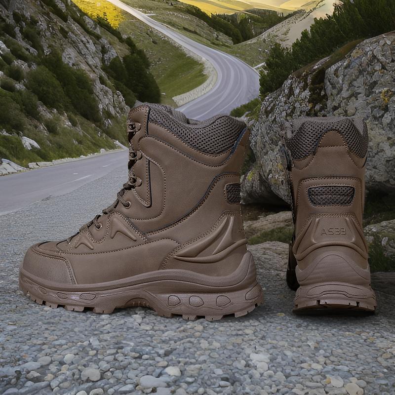 Herren leistungsstarke Tactical Boots mit rutschfester Sohle und atmungsaktiver Konstruktion