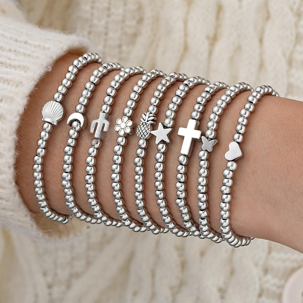 Damen Armband-Set mit charmanten Anhängern und stylischem Design Shop Nory