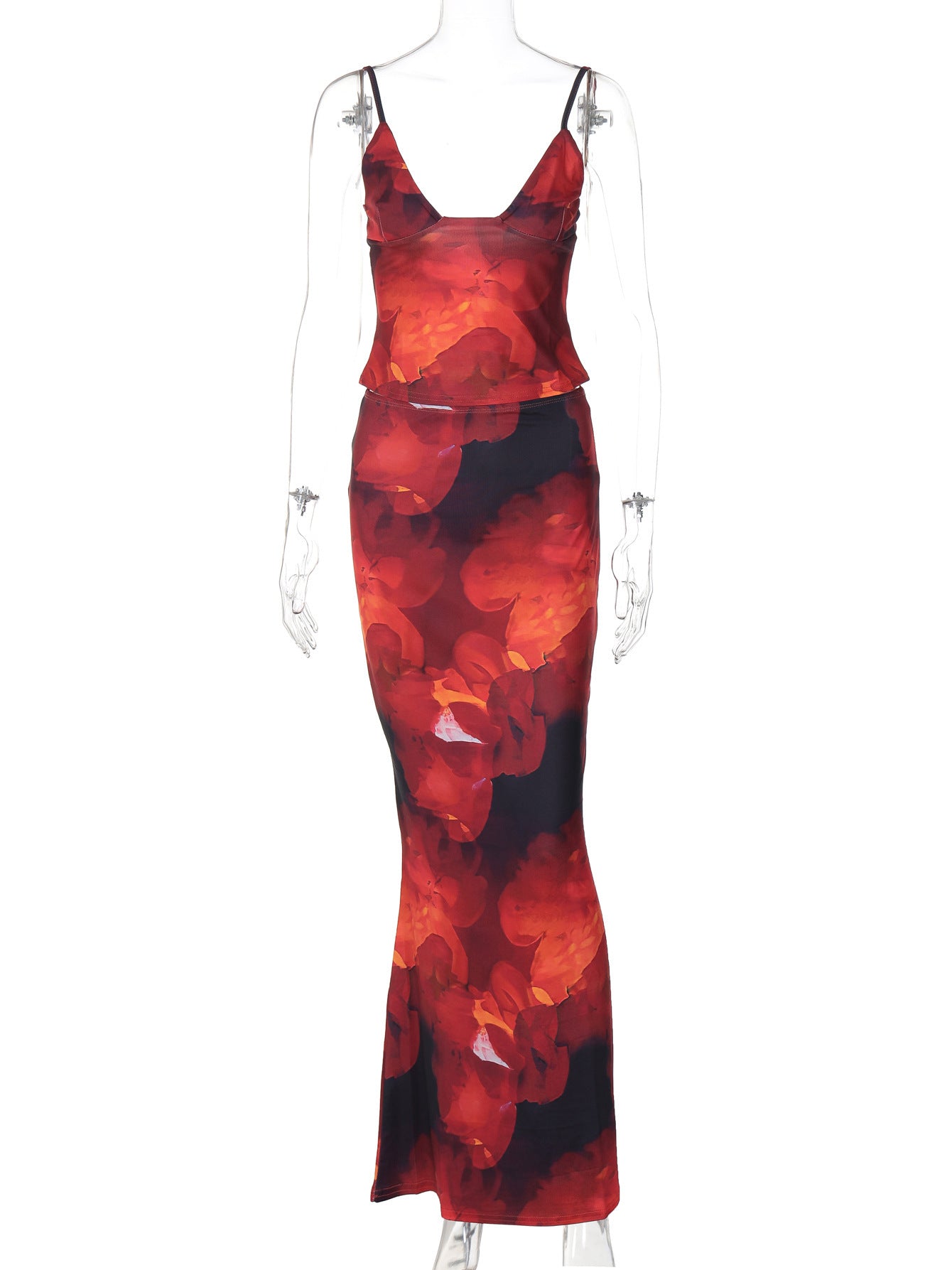 Damen Elegantes und figurbetontes Leopardenset