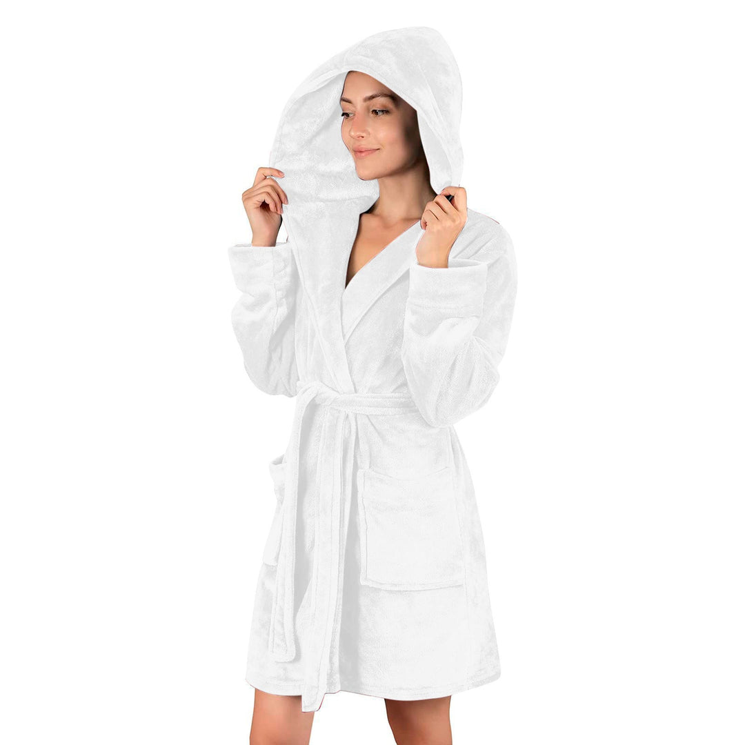 Damen Bademantel aus weichem Mikrofaserstoff