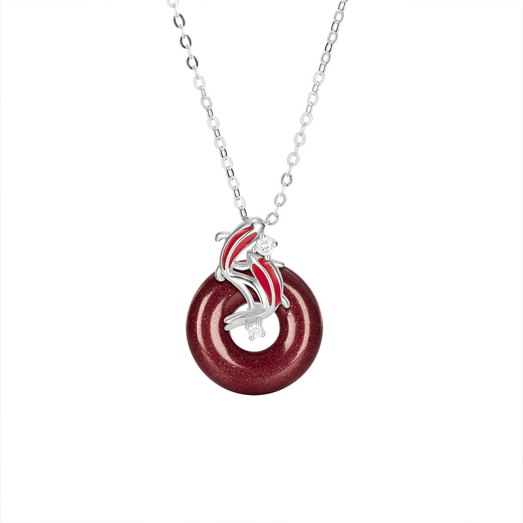 Damen Halskette mit kunstvollem Anhänger aus Gold und geometrischem Design Shop Nory