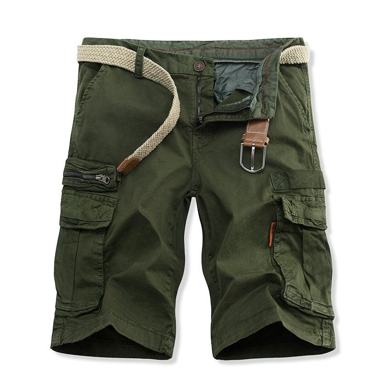 Herren Robuste Multi-Taschen Cargo-Shorts