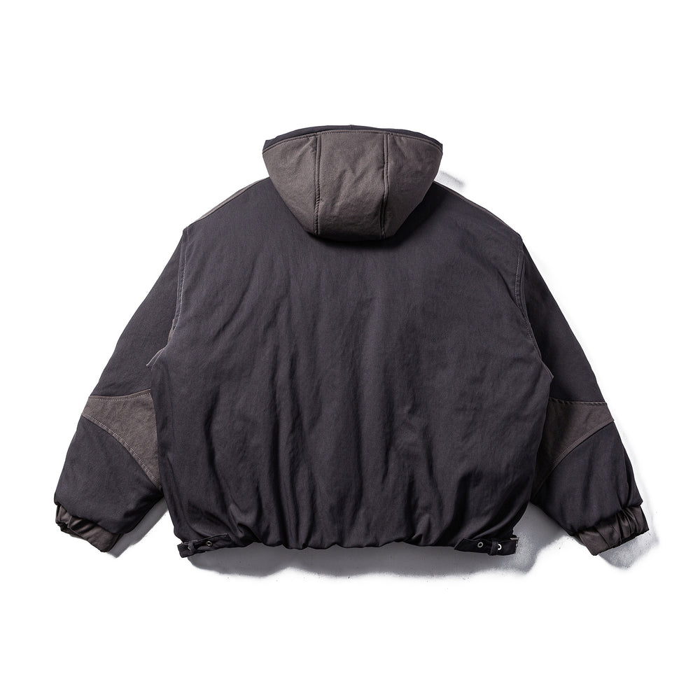 Herren Gepolsterte Stepp-Hoodie-Jacke mit Utility-Taschen Shop Nory