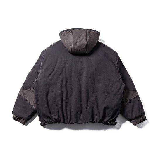 Herren Gepolsterte Stepp-Hoodie-Jacke mit Utility-Taschen Shop Nory