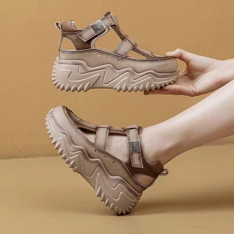 Damen Trendige Sandalen mit rutschfester Sohle und verstellbarem Riemensystem Shopnory