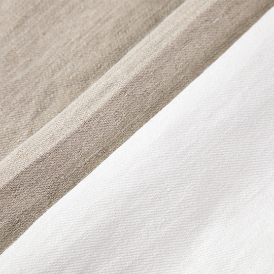 Damen Hochtaillierte Leinenhose mit weitem Bein, Bügelfalte und Gürtelschlaufen Shop Nory