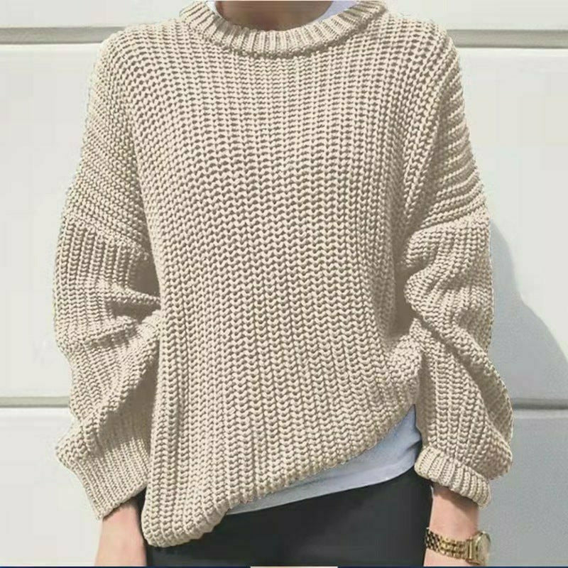 Shopnory | Fester Strickpullover mit Hochwertiger Verarbeitung