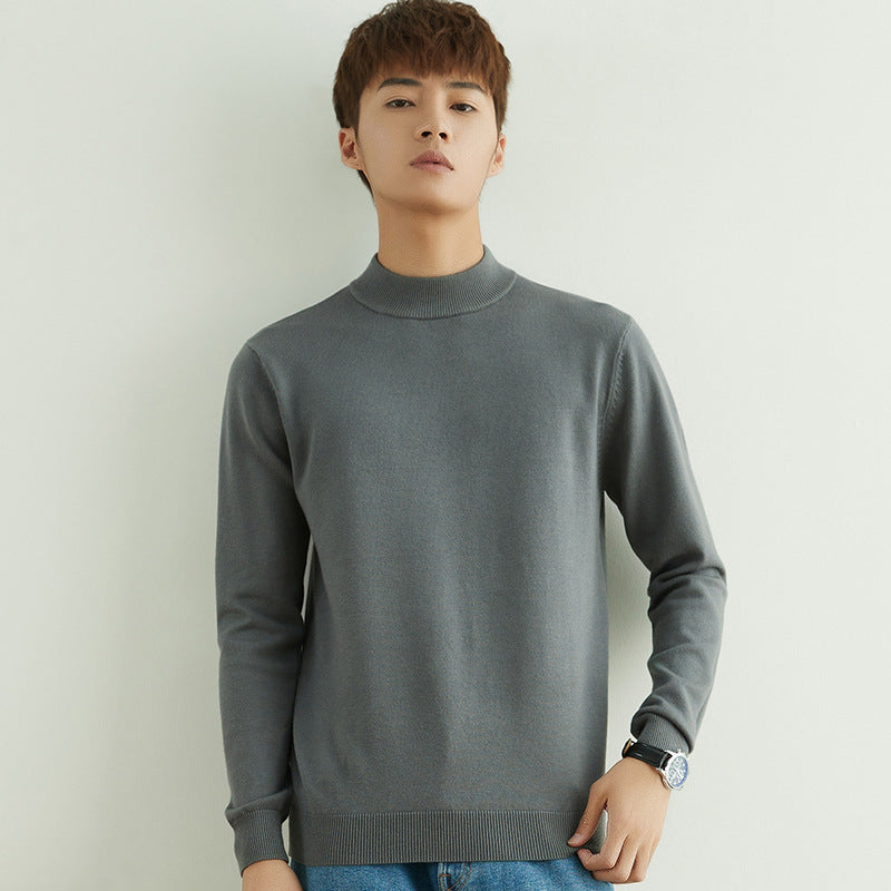 Herren Halbhoher Rollkragenpullover aus Feinstrick mit schmaler Passform Shop Nory