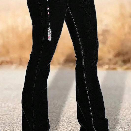 Damen hochtaillierte Bootcut-Jeans im Western-Stil mit sculptendem Sitz Shop Nory