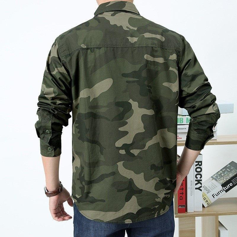 Herren Camouflage-Hemdjacke Shop Nory