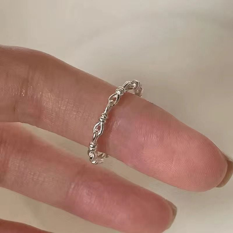 Damen Verstellbares Ring-Set aus hochwertigem Edelstahl Shop Nory