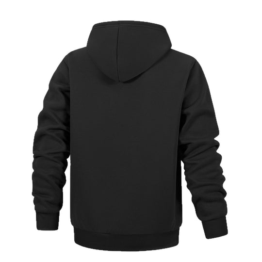 Herren Kapuzen‑Sweatjacke mit durchgehendem Reißverschluss, Kängurutaschen & weichem Futter Shop Nory