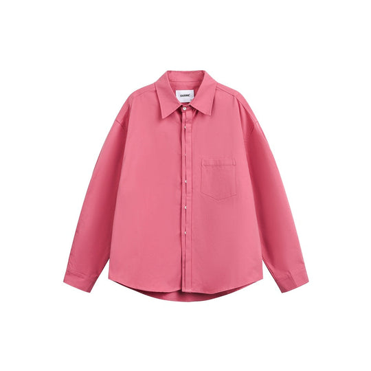 Damen Oversize‑Hemdbluse mit Brusttasche und verdeckter Knopfleiste Shop Nory