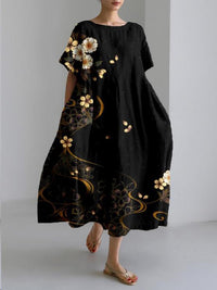 Schwarz-Gold-Blume