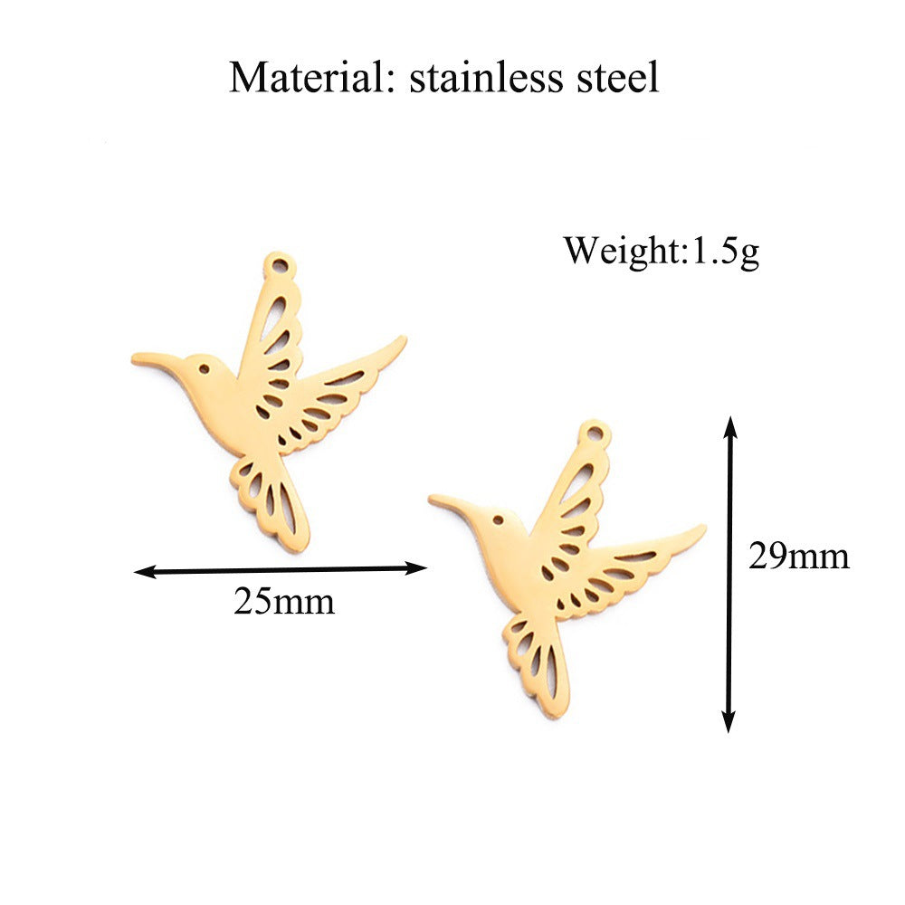 Damen eleganter Kolibri-Anhänger aus hochwertigem Metall Shop Nory