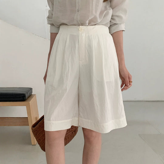 Damen Weite Leinen-Culotte Shop Nory
