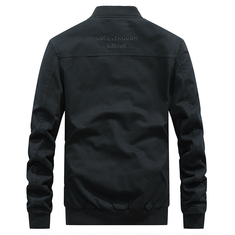 Herren Utility-Fieldjacke mit Stehkragen, D-Ring-Details und Reißverschlusstaschen Shop Nory