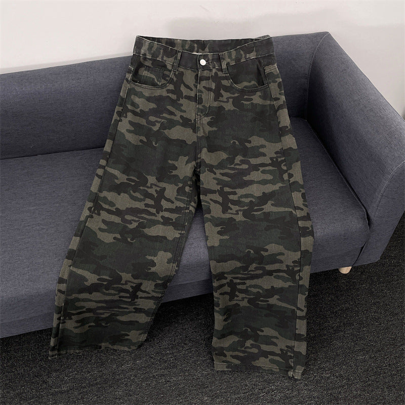 Damen Modische Camouflage Cargo-Hose Shop Nory