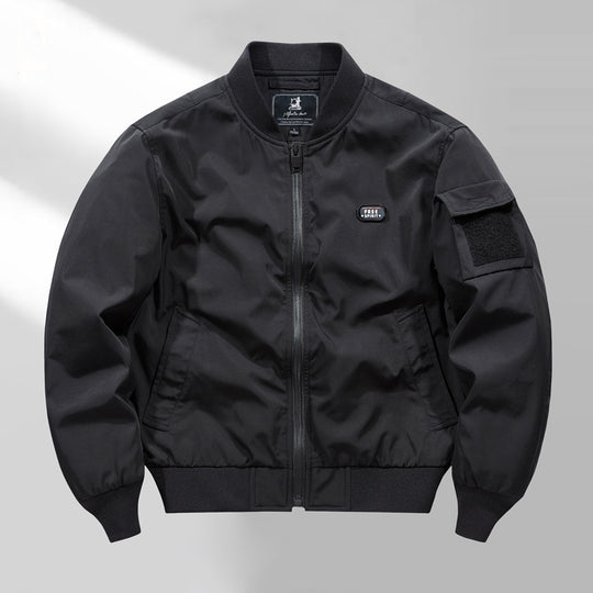 Herren Kurzblouson im Aviator‑Minimalstil mit Multifunktions‑Ärmeltasche Shop Nory
