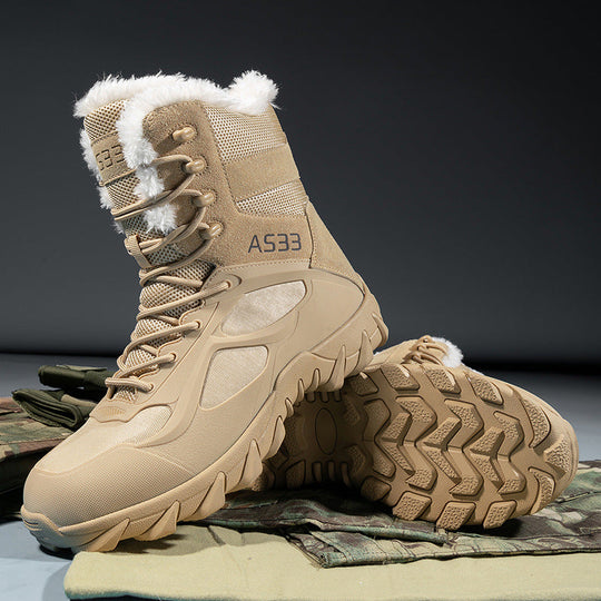 Herren Wasserdichte Winterstiefel mit isolierender Fütterung und rutschfester Sohle