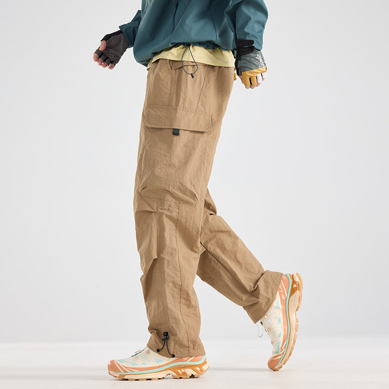 Herren Leichte technische Cargo‑Trekkinghose mit Kordelbund, Utility‑Taschen und verstellbaren Beinabschlüssen Shop Nory