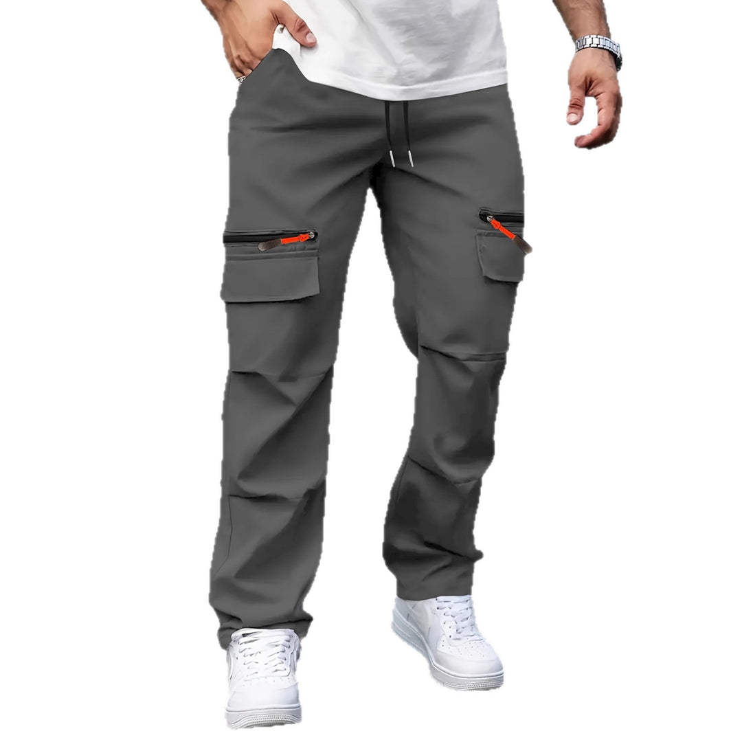Herren Cargo-Jogginghose mit Multifunktionstaschen, Tunnelzug & Reißverschlüssen Shop Nory