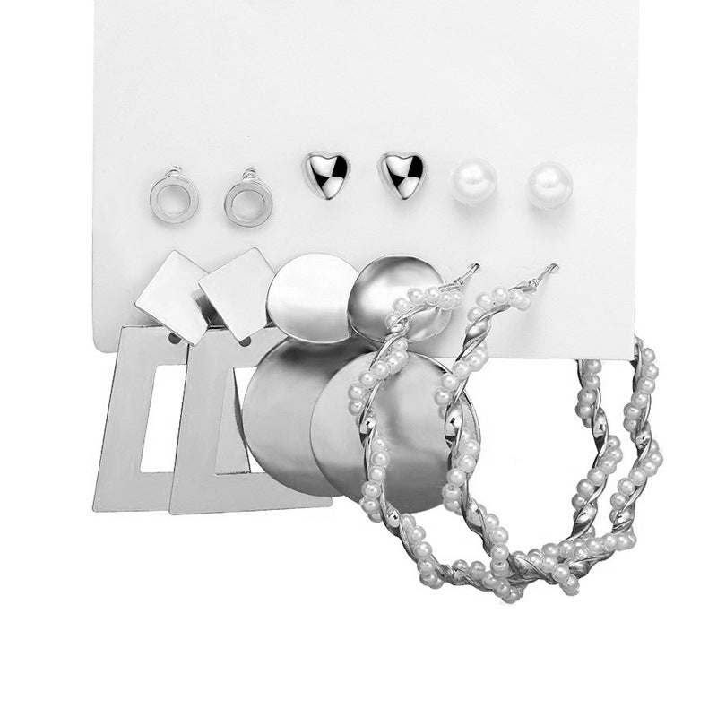 Damen Schmuckset mit eleganten Ohrringen und modischen Anhängern Shop Nory