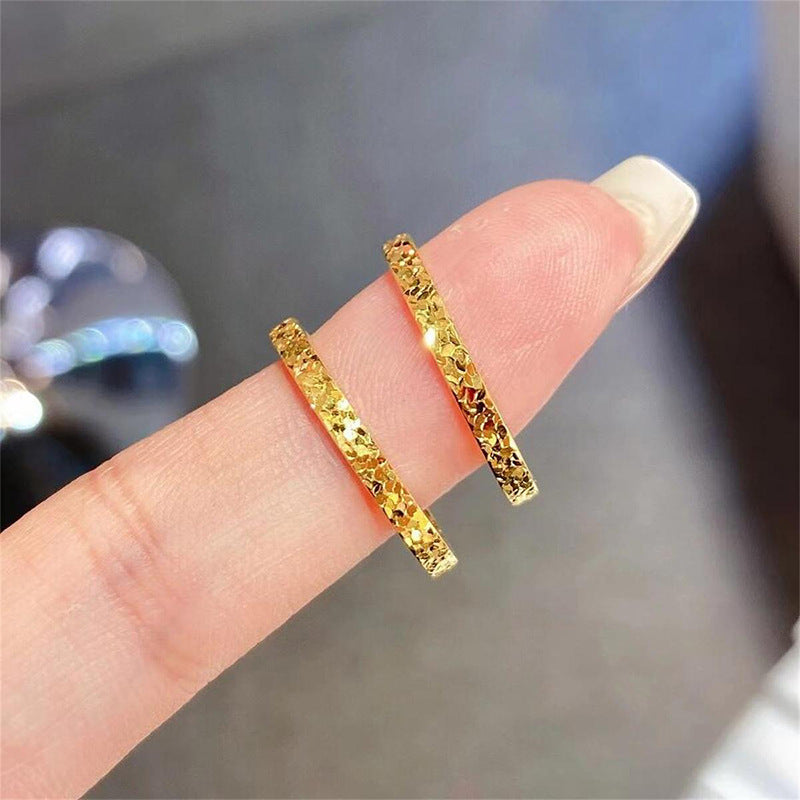 Damen Eleganter, zarter Ring mit strukturiertem Design Shop Nory