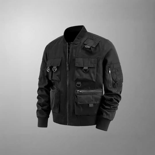 Herren taktische Multi-Pocket Bomberjacke mit Utility-Taschen Shop Nory