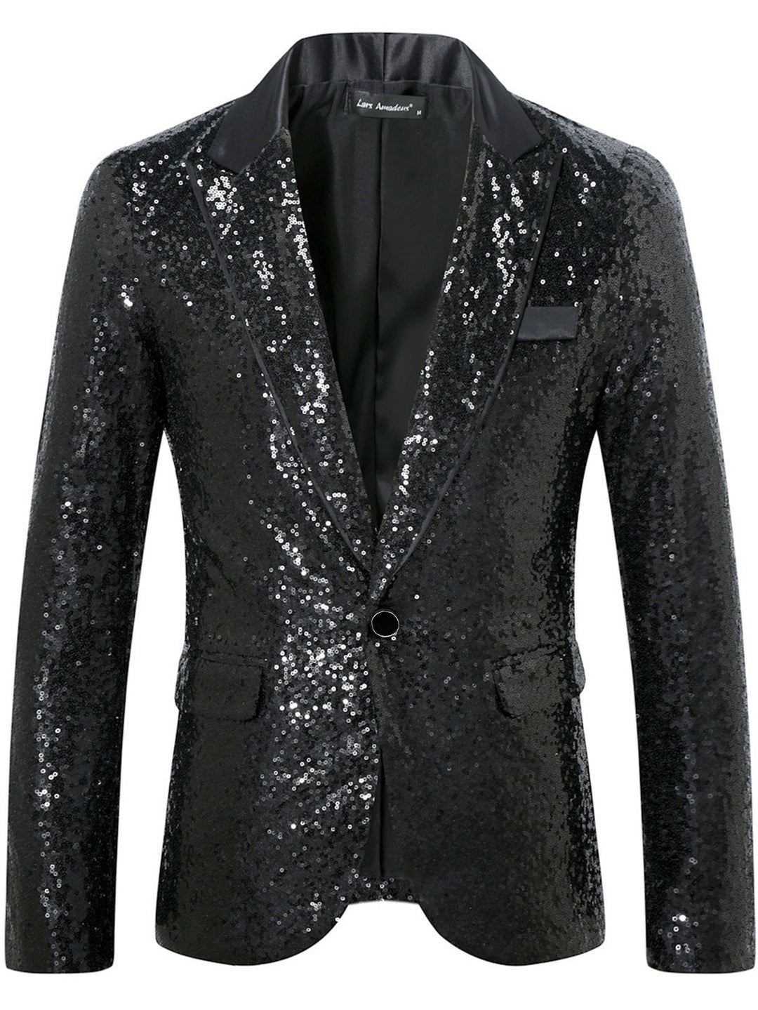 Herren Glamouröser Paillettenblazer