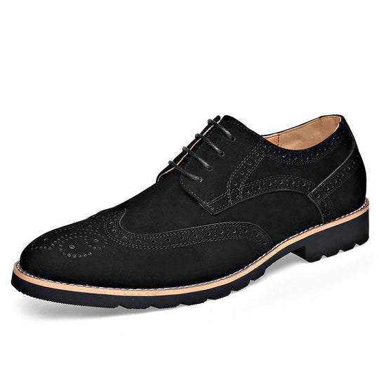 Herren Elegante und modische Brogueschuhe mit weichem Obermaterial