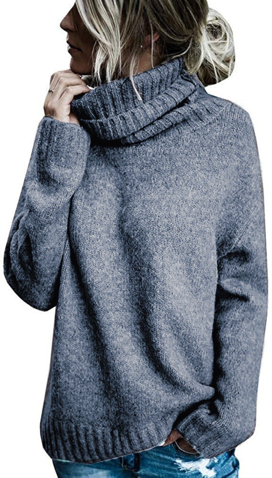 Damen Oversize-Kuschel-Rollkragenpullover aus Feinstrick Shop Nory