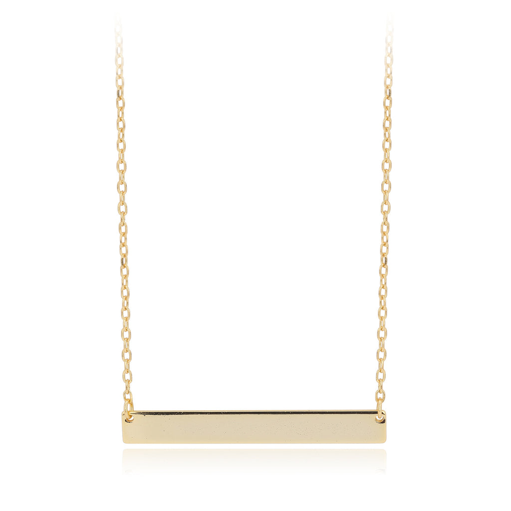 Damen Halskette mit elegantem gravierbarem Anhänger aus hochwertigem 925 Sterling Silber Shop Nory