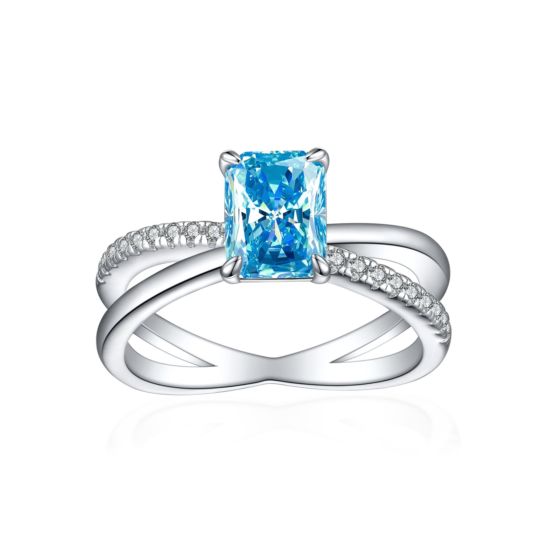 Damenring mit elegantem Kupfer-Zirkonia und filigranem Design Shop Nory