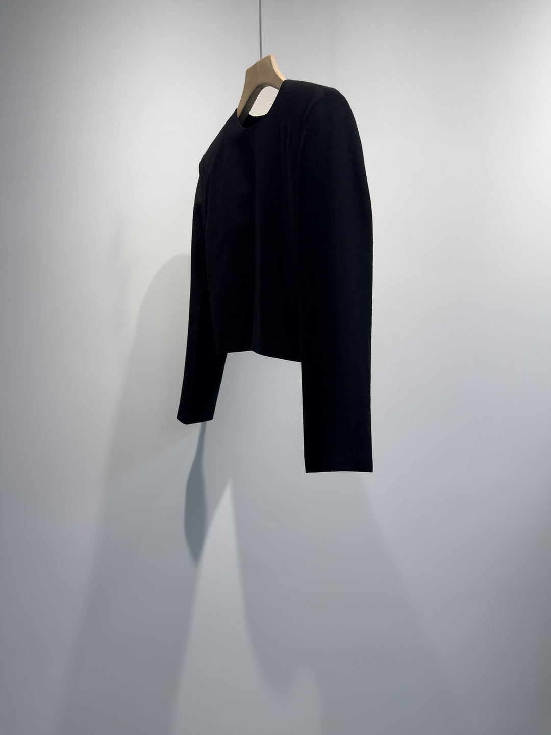 Damen Cropped Texturiertes Sweatshirt Shop Nory