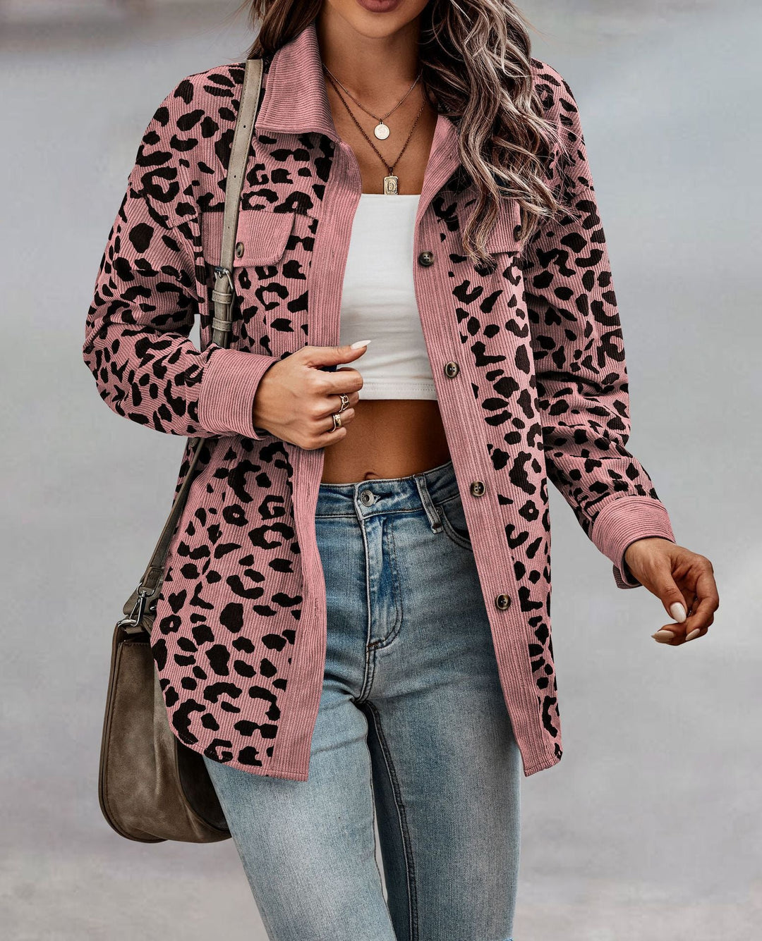 Damen lässige und modische Karo-Jacke
