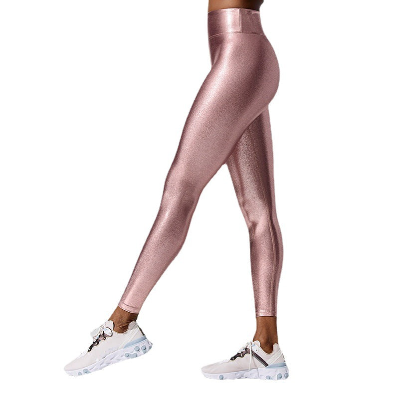 Damen Hochglänzende Leggings im eleganten Design