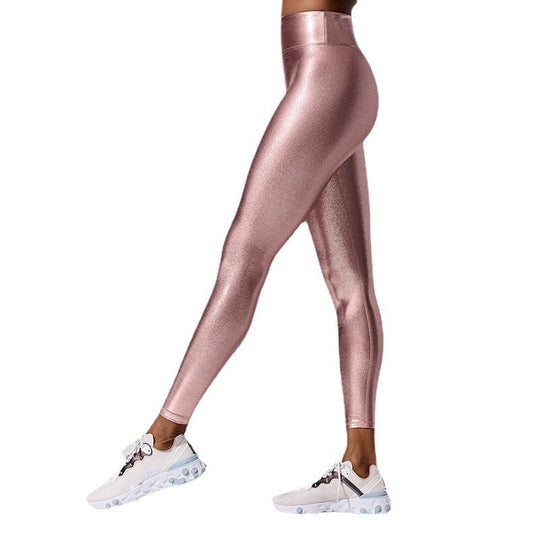 Damen Hochglänzende Leggings im eleganten Design
