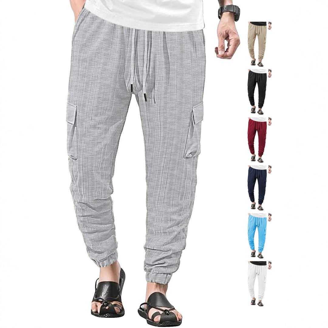 Damen Cargo-Hose aus leichtem Stoff Shopnory