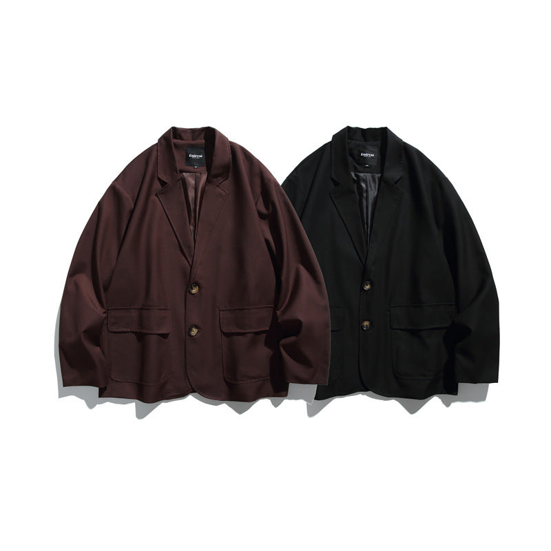 Herren Oversize Sakko aus fallendem Twill mit aufgesetzten Pattentaschen Shop Nory