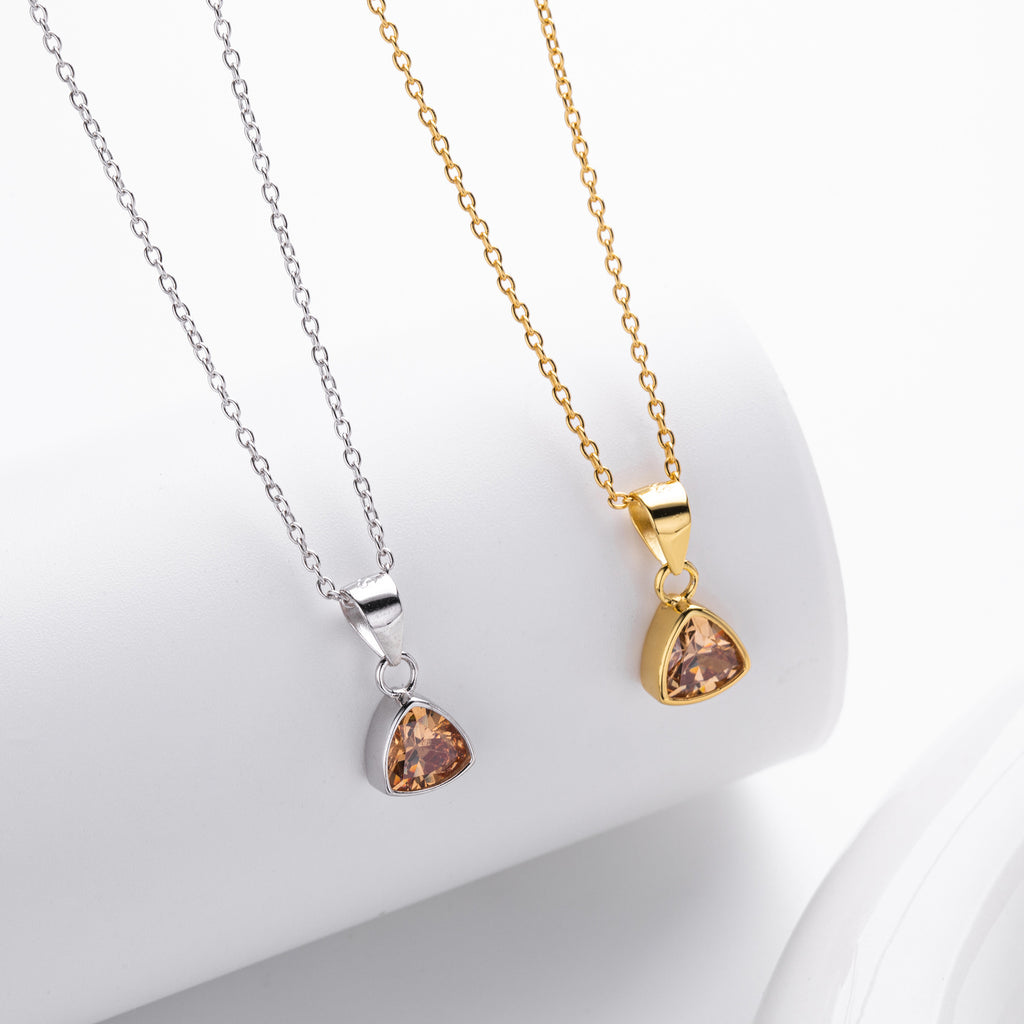 Damen Halskette mit luxuriösem Zirkonanhänger Shop Nory