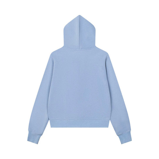 Damen Kapuzen-Sweatjacke mit militärischer Knopfverzierung und durchgehendem Reißverschluss Shop Nory